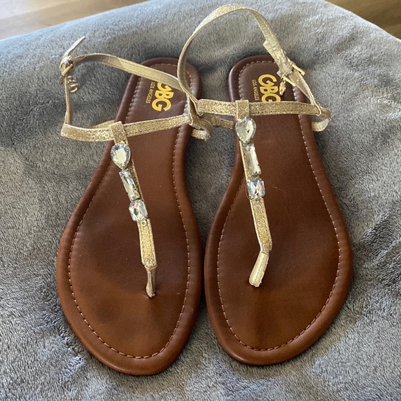 WOMENS G by Guess Sandals Sz 9.5 - Picture 1 of 4